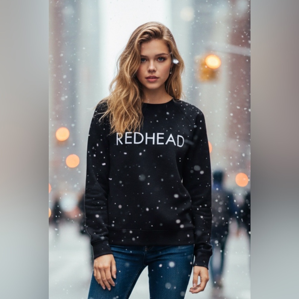Brunette The Label Black Crew Neck Sweater